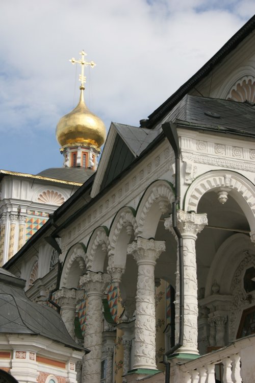 Троице-Сергиева Лавра. Церковь Сергия Радонежского в трапезной палате, Сергиев Посад (Сергиево-Посадский городской округ, Московская область). архитектурные детали