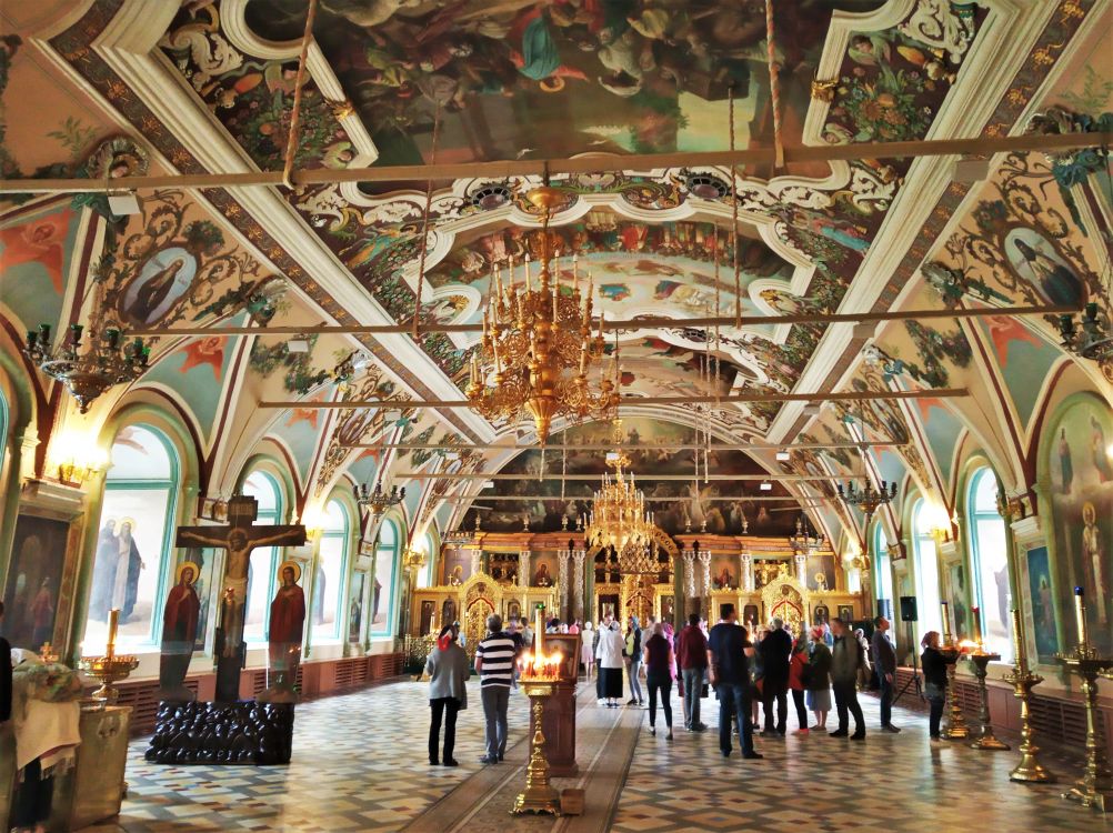 Троице-Сергиева Лавра. Церковь Сергия Радонежского в трапезной палате, Сергиев Посад (Сергиево-Посадский городской округ, Московская область). интерьер и убранство