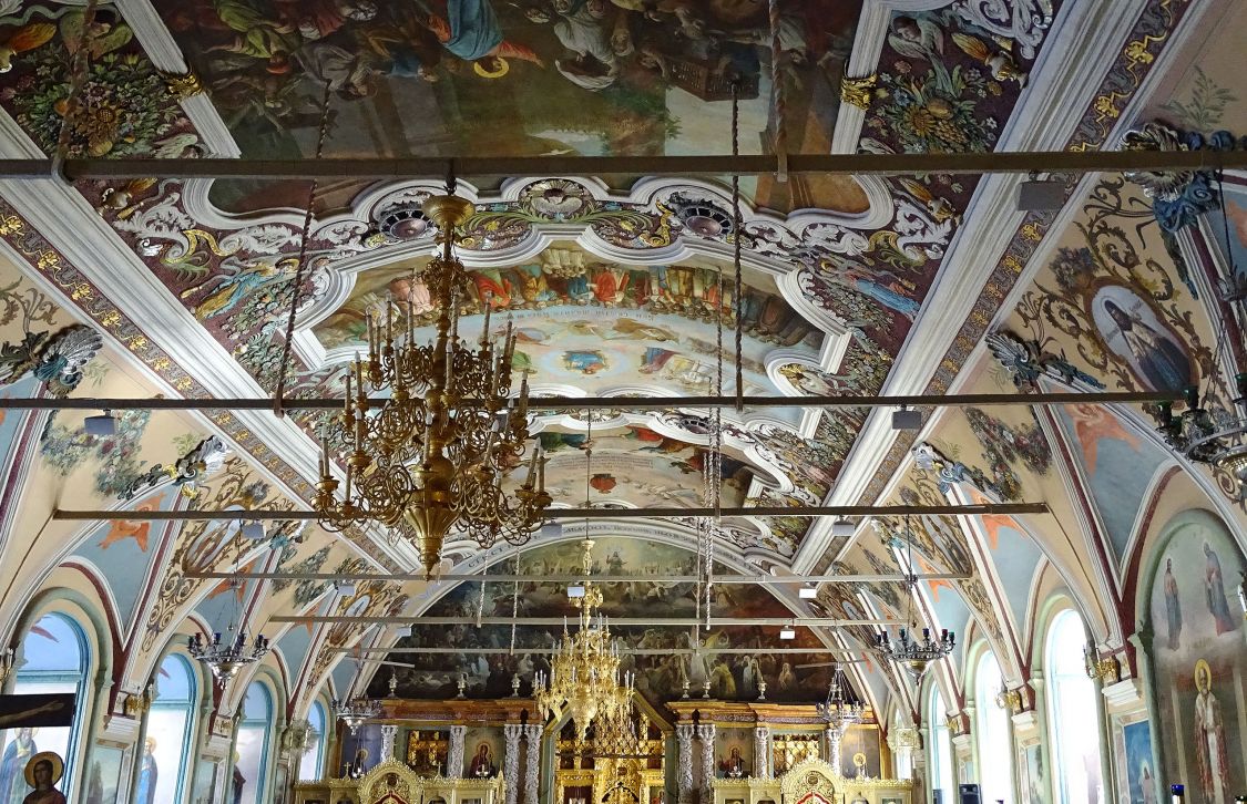 Троице-Сергиева Лавра. Церковь Сергия Радонежского в трапезной палате, Сергиев Посад (Сергиево-Посадский городской округ, Московская область). интерьер и убранство