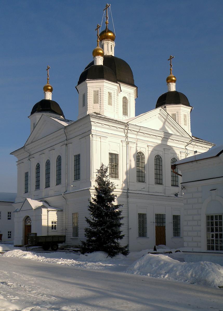 фасады. Оранский Богородицкий мужской монастырь. Собор Владимирской иконы Божией Матери, Оранки (Богородский район, Нижегородская область)