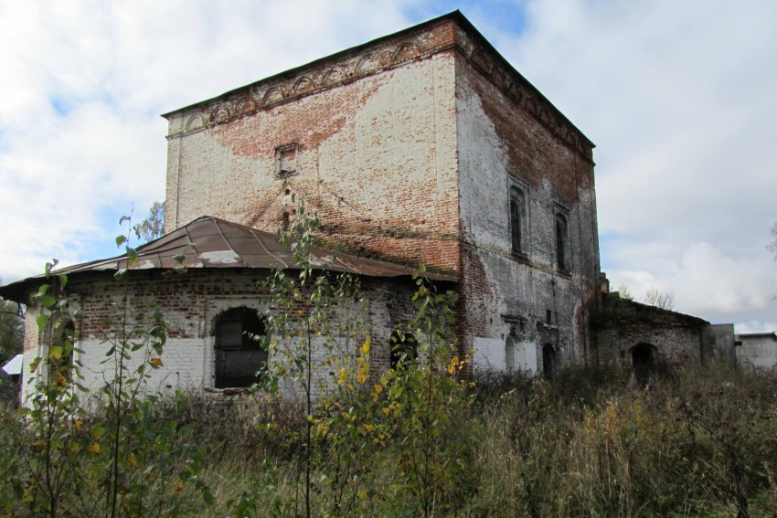 Церковь Спаса Всемилостивого, Улома (Череповецкий район, Вологодская область). фасады, вид с северо-востока