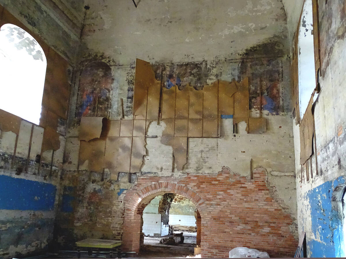 Церковь Спаса Всемилостивого, Улома (Череповецкий район, Вологодская область). интерьер и убранство