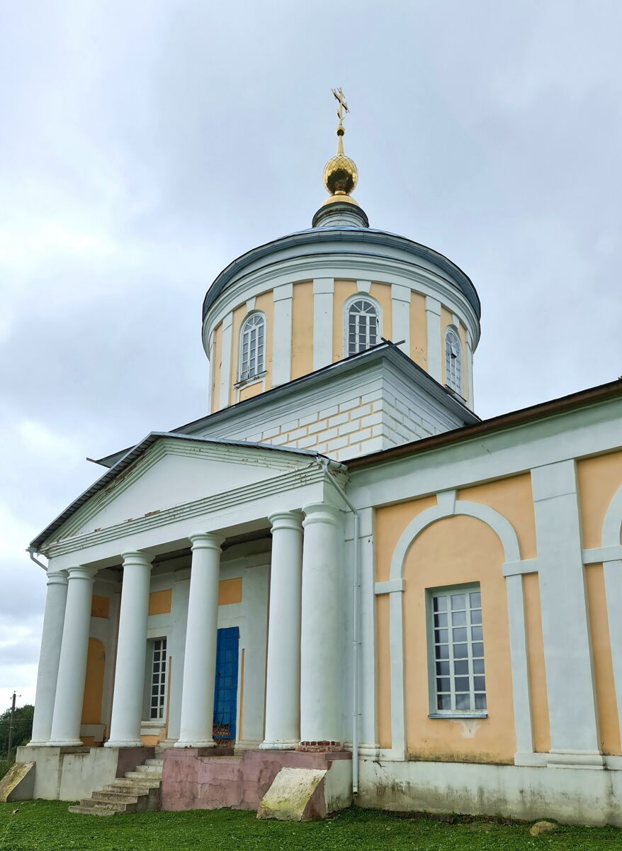 Церковь Тихвинской иконы Божией Матери, Рюминское (Александровский район, Владимирская область). фасады, Северный фасад