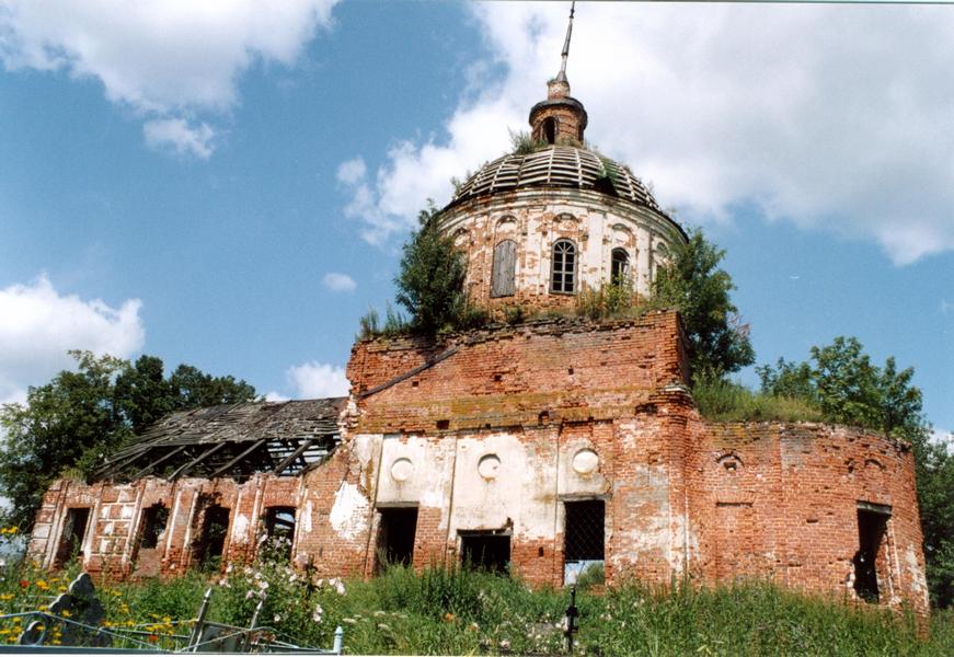 Церковь Троицы Живоначальной, Горки (Александровский район, Владимирская область). фасады, южный фасад
