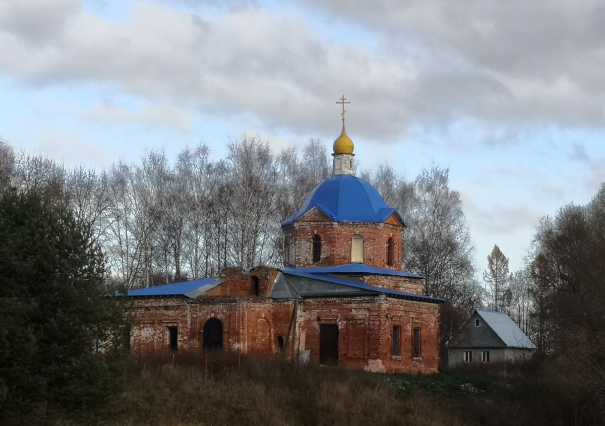 Годуново. Церковь Михаила Архангела. фасады, Вид с запада