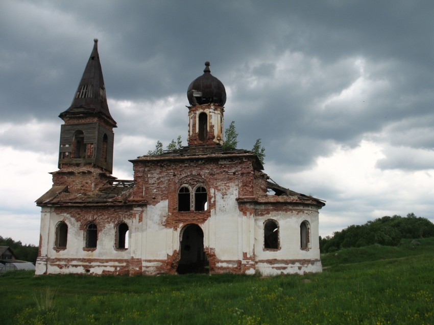 Белая Гора. Церковь Казанской иконы Божией Матери. фасады