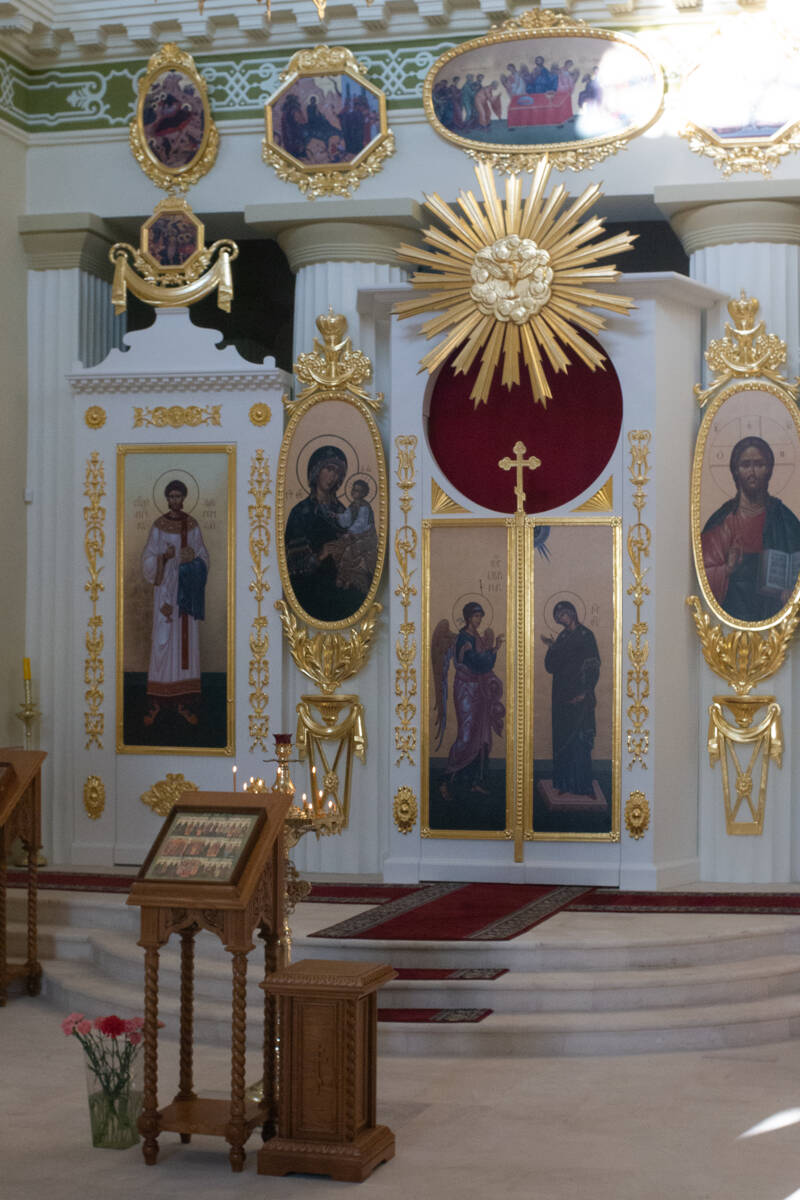 Храм-памятник Спаса Нерукотворного Образа, Кировский район (Казань, город, Республика Татарстан). интерьер и убранство