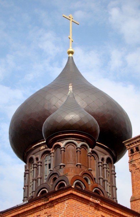 Вахитовский район. Кафедральный собор Казанской иконы Божией Матери (Покрова Пресвятой Богородицы). архитектурные детали, Луковки храма.