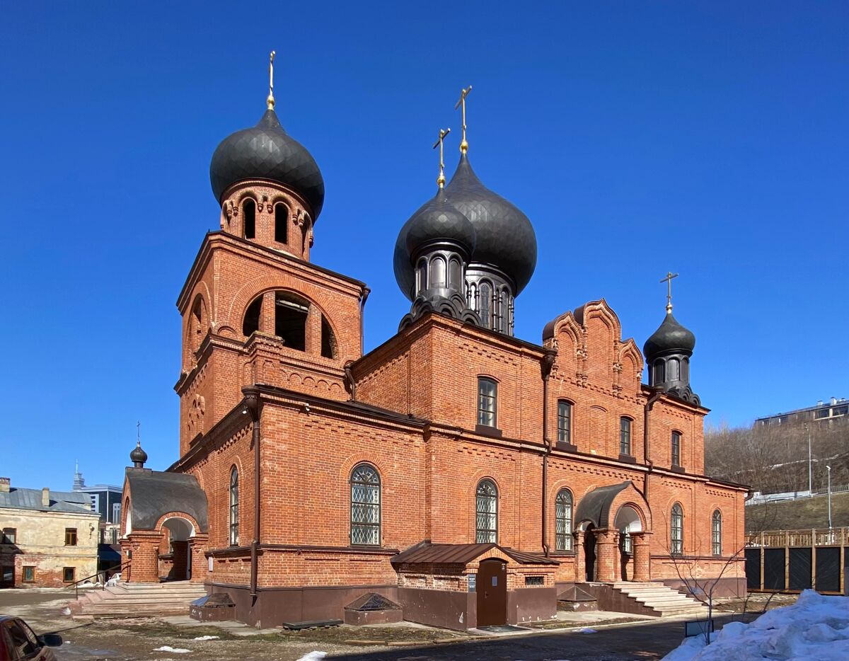 Кафедральный собор Казанской иконы Божией Матери (Покрова Пресвятой Богородицы), Вахитовский район (Казань, город, Республика Татарстан). фасады, Вид с юга