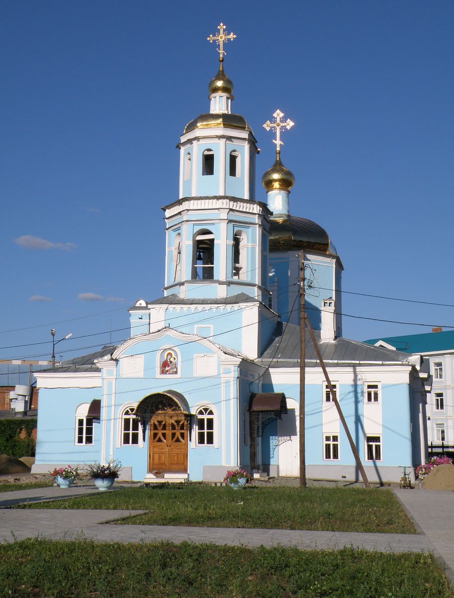 фасады. Церковь Тихвинской иконы Божией Матери в Старотатарской слободе, Вахитовский район (Казань, город, Республика Татарстан)