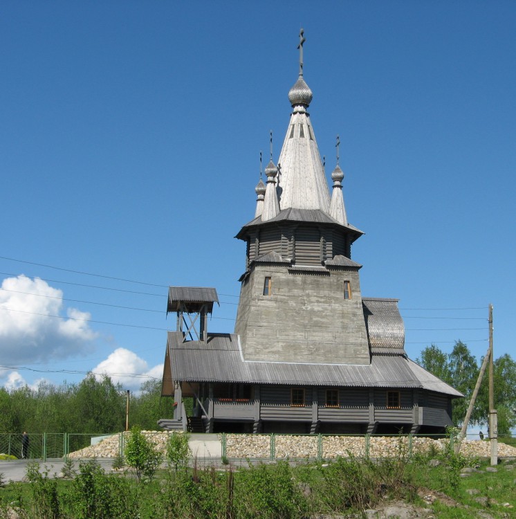 Церковь Николая Чудотворца, Повенец (Медвежьегорский район, Республика Карелия). фасады, Общий вид с юга
