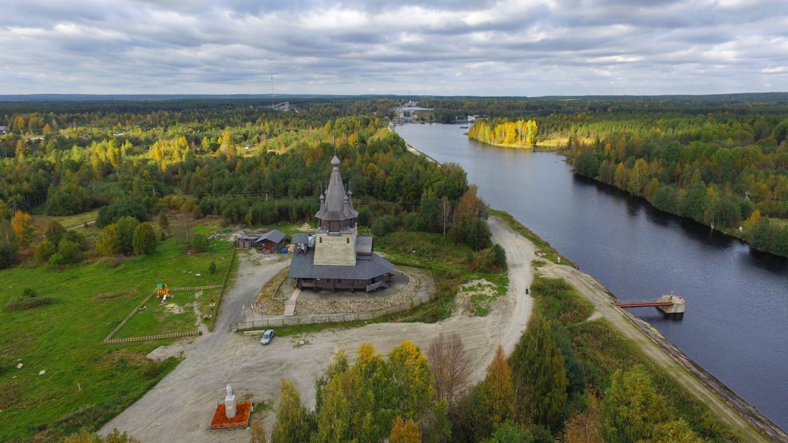 Повенец. Церковь Николая Чудотворца. фасады