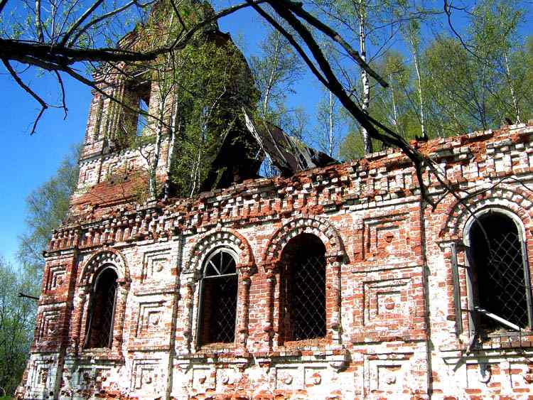 Церковь Ильи Пророка, Чуркино (Юрьевецкий район, Ивановская область). фасады
