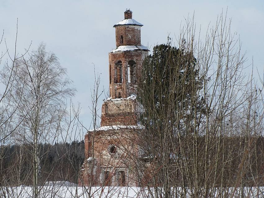 Церковь Покрова Пресвятой Богородицы, Верх-Усолка, урочище (Соликамский район и г. Соликамск, Пермский край). фасады, южный фасад