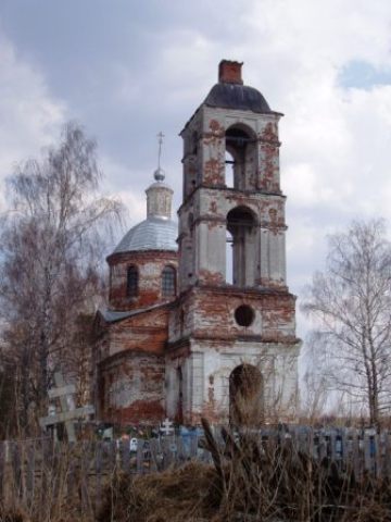 Вепрева Пустынь. Церковь Успения Пресвятой Богородицы. фасады