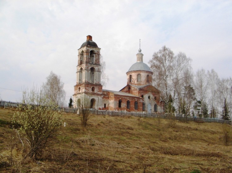 Вепрева Пустынь. Церковь Успения Пресвятой Богородицы. фасады