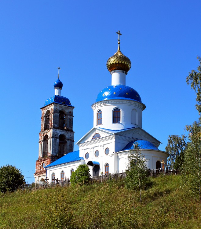 Вепрева Пустынь. Церковь Успения Пресвятой Богородицы. фасады