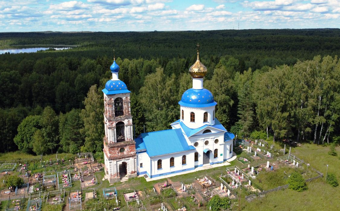 Церковь Успения Пресвятой Богородицы, Вепрева Пустынь (Ростовский район, Ярославская область). фасады