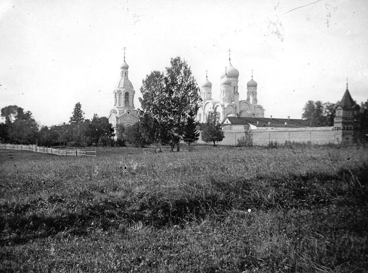 Воскресенский Федоровский мужской монастырь, Сергеево (Шуйский район, Ивановская область). архивная фотография, Фото 1910-1917 гг.