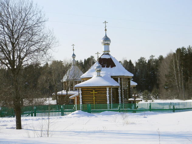 Церковь Илии Пророка, Сенниково (Шуйский район, Ивановская область). общий вид в ландшафте