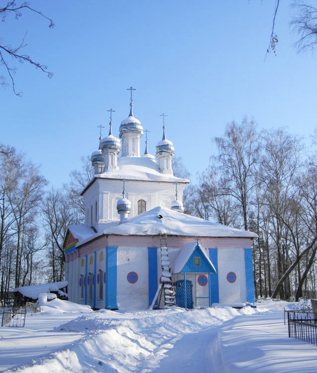 Дунилово. Церковь Спаса Преображения. фасады