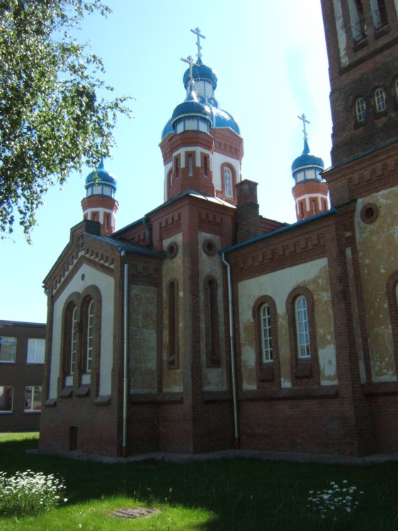 Церковь Георгия Победоносца, Бауска (Бауский край, Латвия). фасады, Бауска. Православный храм Георгия Победоносца.		      
