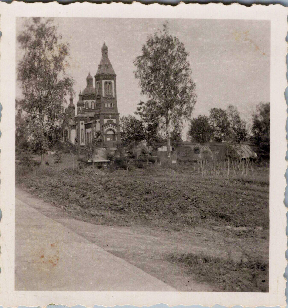 Церковь Георгия Победоносца, Бауска (Бауский край, Латвия). архивная фотография, Фото 1941 г. с аукциона e-bay.de