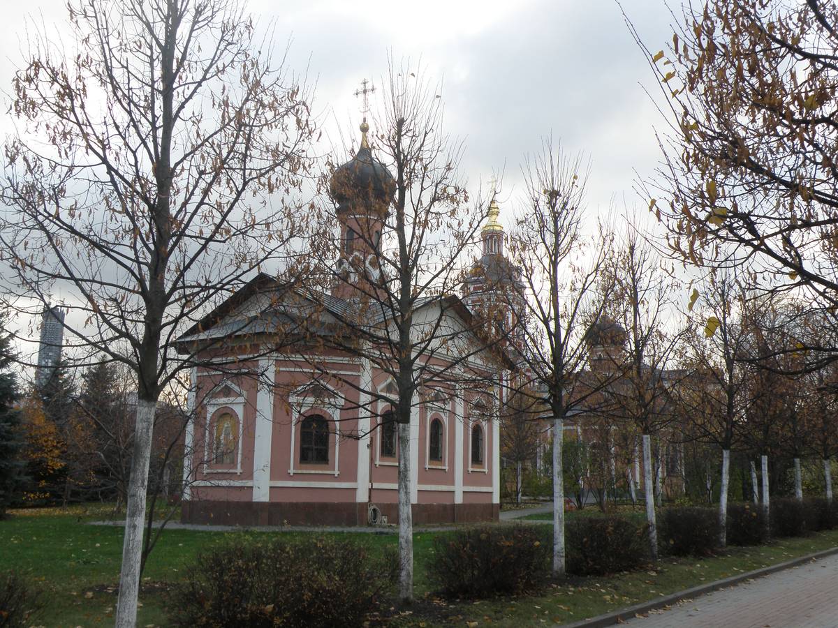 Донской монастырь. ЦерковьТихона, Патриарха Всероссийского, Донской (Южный административный округ (ЮАО), г. Москва). фасады