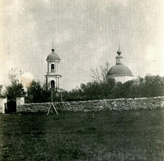Церковь Казанской иконы Божией Матери, Никольское-на-Серёне (Мещовский район, Калужская область). архивная фотография, Фото начала ХХ в. ГКМФ (№ 35505381). Государственный историко-художественный музей 