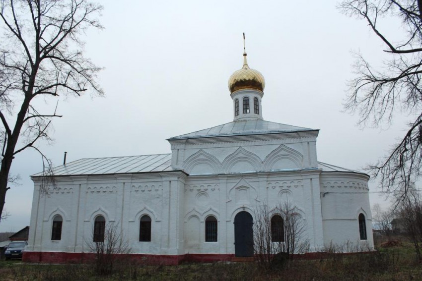 Нововоскресенское. Церковь Вознесения Господня. фасады, Вид с юга