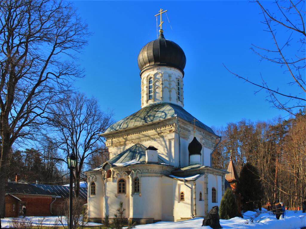Церковь Александра Невского, Герцена им., санаторий (Одинцовский городской округ и ЗАТО Власиха, Краснознаменск, Московская область). фасады, Вид с северо-востока