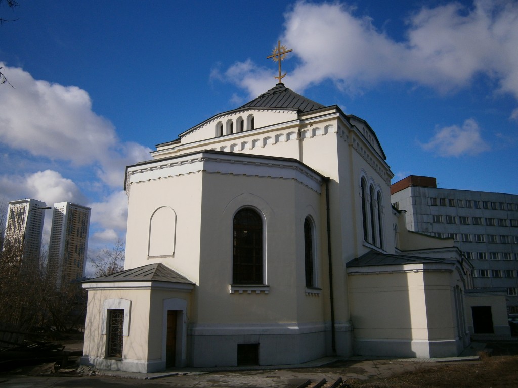 Церковь Космы и Дамиана при Боткинской больнице, Беговой (Северный административный округ (САО), г. Москва). фасады