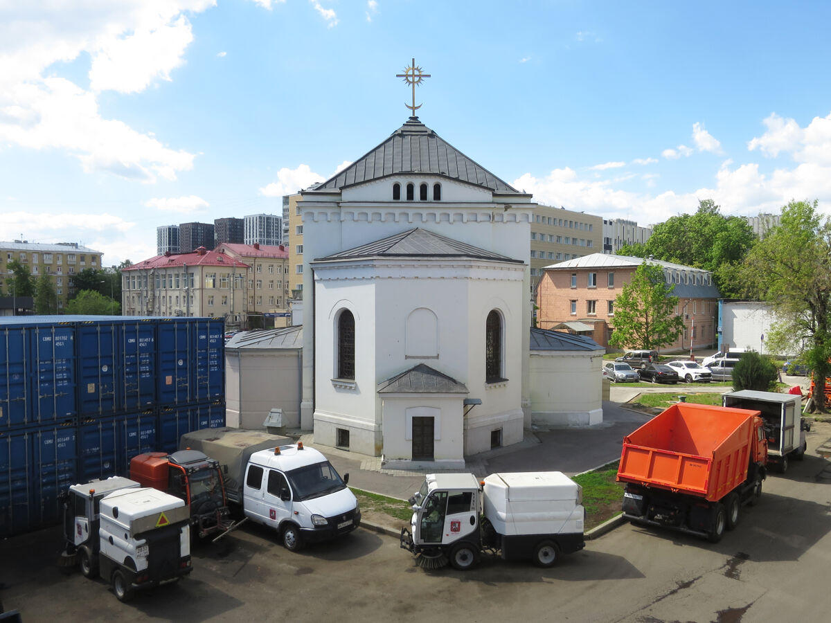 Церковь Космы и Дамиана при Боткинской больнице, Беговой (Северный административный округ (САО), г. Москва). фасады