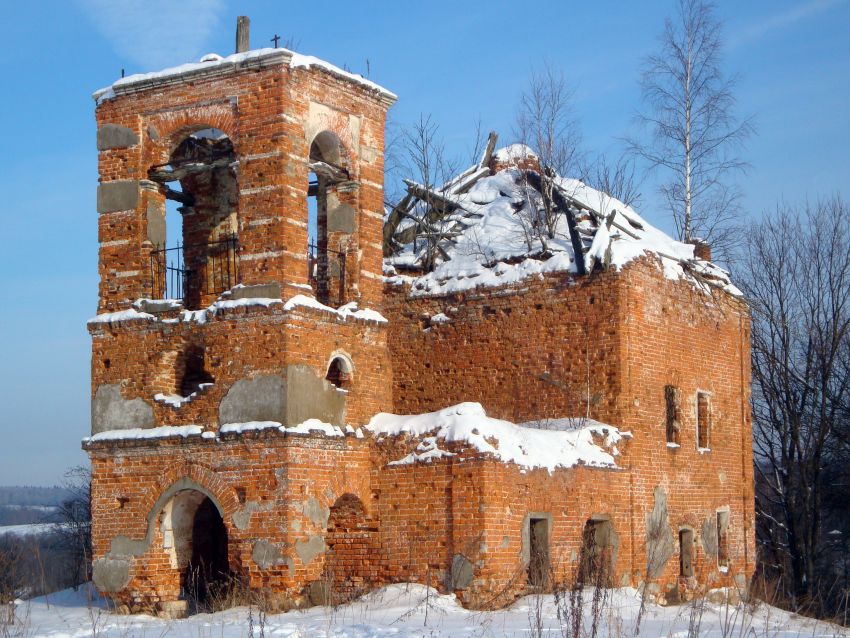 Церковь Успения Пресвятой Богородицы, Борзецово (Рузский городской округ, Московская область). фасады