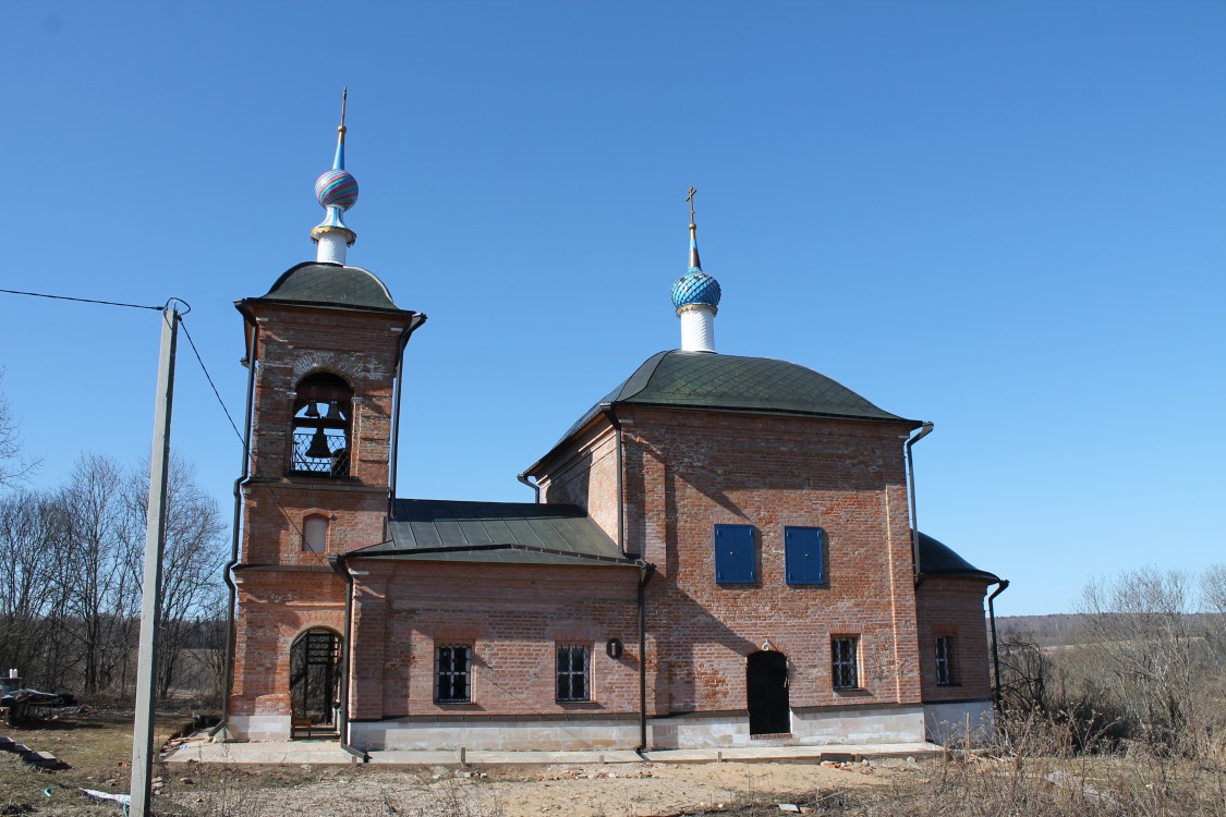 Церковь Успения Пресвятой Богородицы, Борзецово (Рузский городской округ, Московская область). фасады