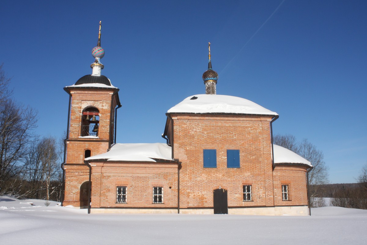Церковь Успения Пресвятой Богородицы, Борзецово (Рузский городской округ, Московская область). фасады