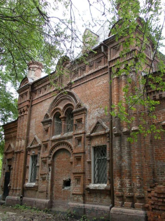 Старообрядческая церковь Тихвинской иконы Божией Матери Тихвинской общины, Даниловский (Южный административный округ (ЮАО), г. Москва). архитектурные детали, Северный  фасад  основного  объема