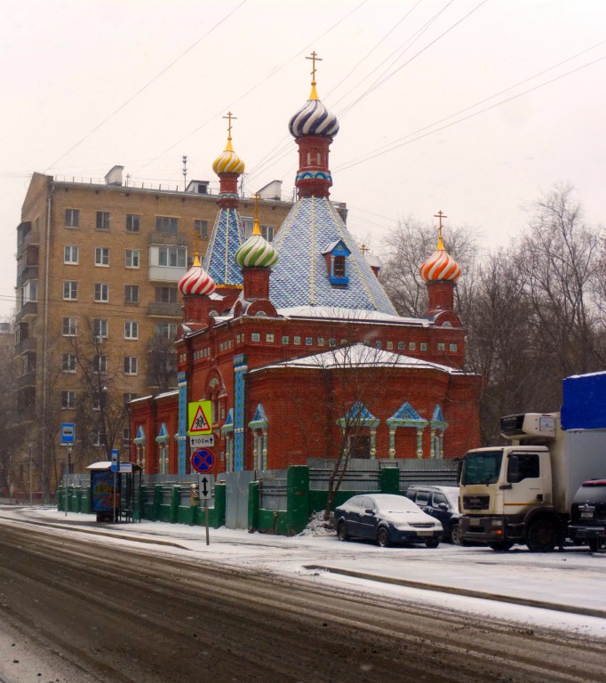 Даниловский. Старообрядческая церковь Тихвинской иконы Божией Матери Тихвинской общины. фасады