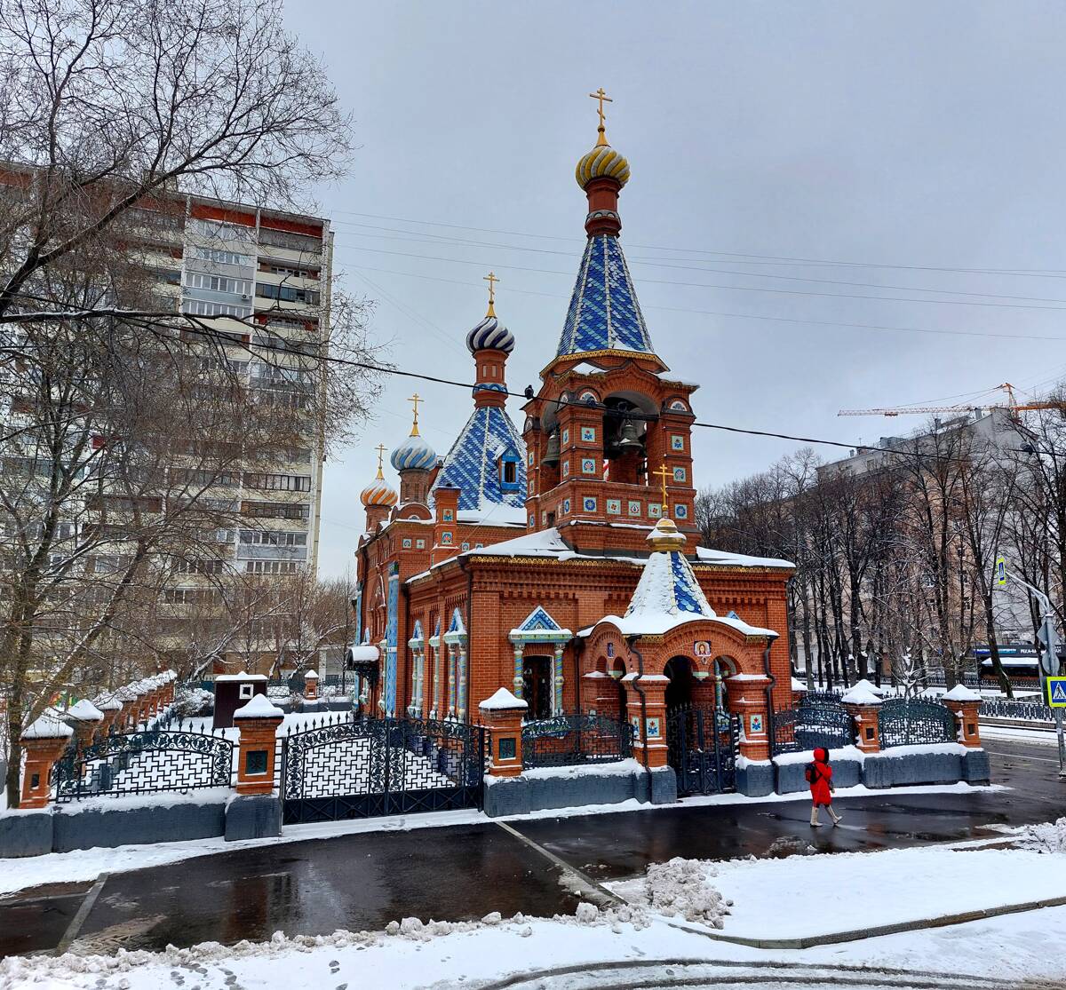Старообрядческая церковь Тихвинской иконы Божией Матери Тихвинской общины, Даниловский (Южный административный округ (ЮАО), г. Москва). фасады