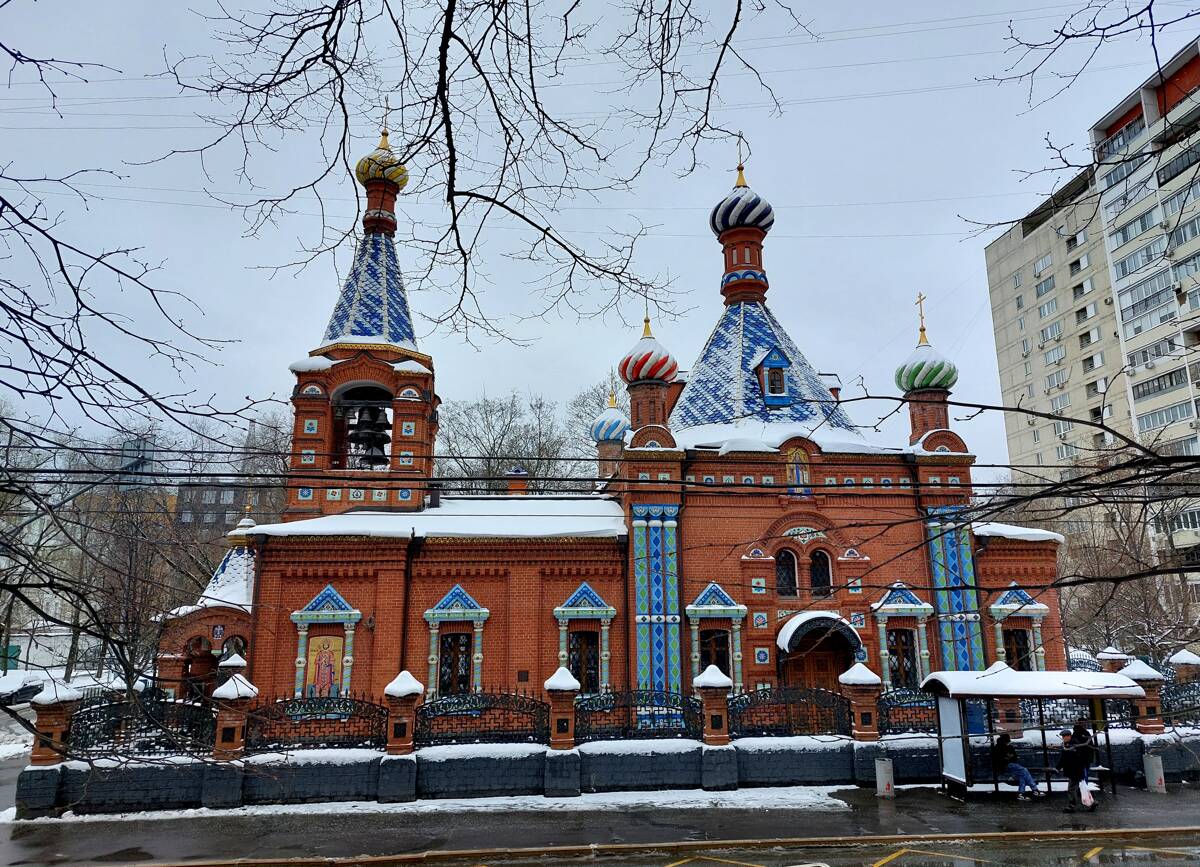 Старообрядческая церковь Тихвинской иконы Божией Матери Тихвинской общины, Даниловский (Южный административный округ (ЮАО), г. Москва). фасады