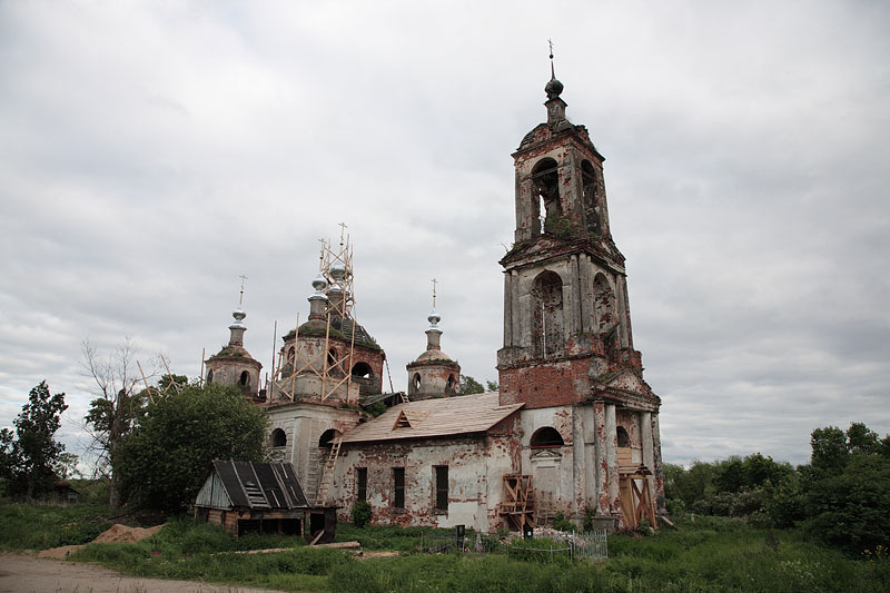 Малая Шугорь. Церковь Георгия Победоносца. документальные фотографии