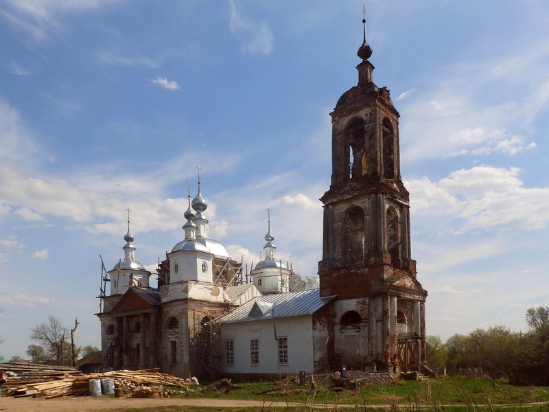 Малая Шугорь. Церковь Георгия Победоносца. документальные фотографии