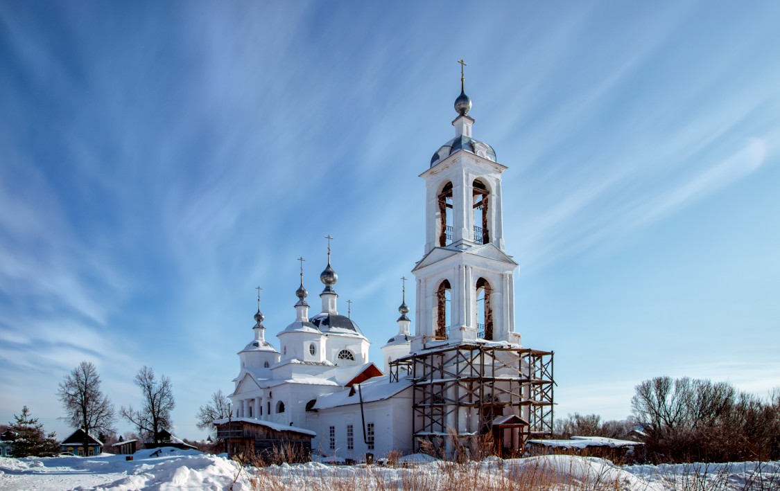 Церковь Георгия Победоносца, Малая Шугорь (Ростовский район, Ярославская область). фасады