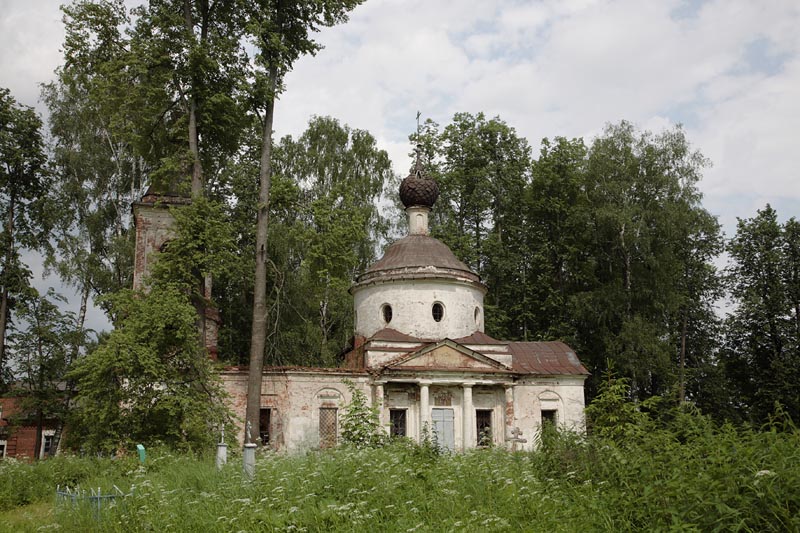 Церковь Преображения Господня, Вощажниково (Борисоглебский район, Ярославская область). фасады