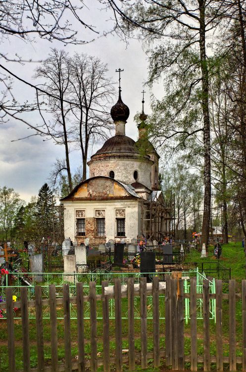 Вощажниково. Церковь Спаса Преображения. фасады