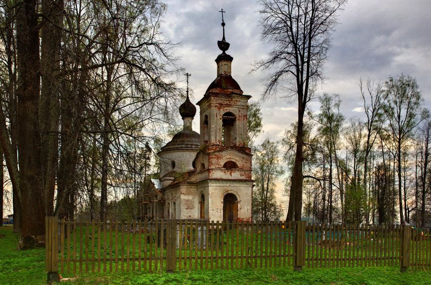 Церковь Преображения Господня, Вощажниково (Борисоглебский район, Ярославская область). фасады