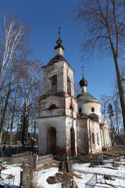 Вощажниково. Церковь Спаса Преображения. фасады