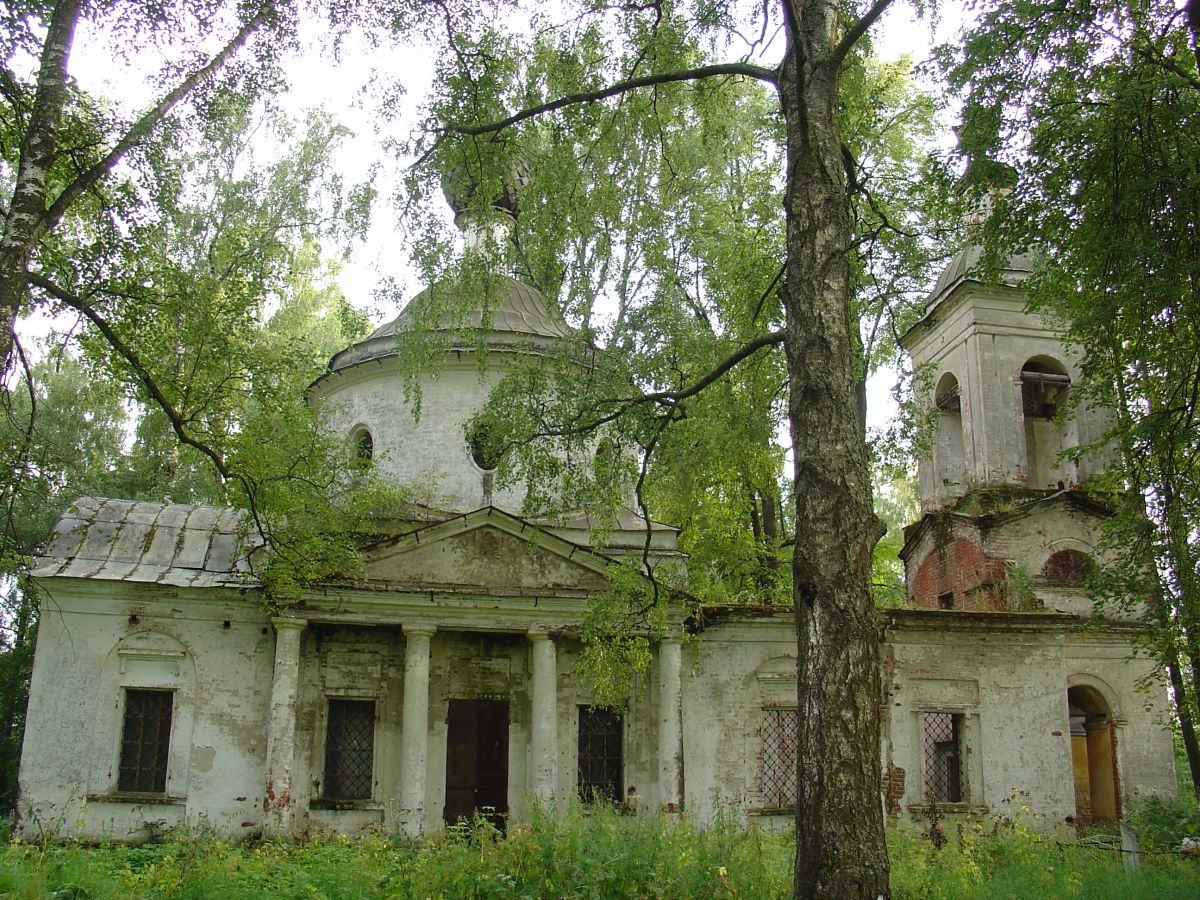 Вощажниково. Церковь Спаса Преображения. фасады