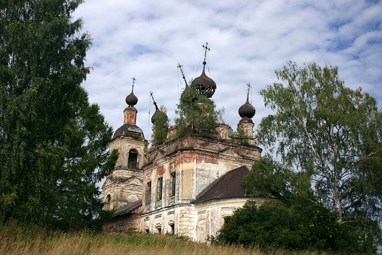 Церковь Богоявления Господня, Уславцево (Борисоглебский район, Ярославская область). фасады