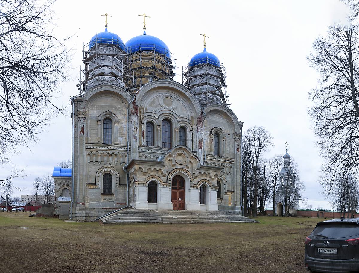 фасады. Воскресенский Федоровский мужской монастырь. Собор Успения Пресвятой Богородицы, Сергеево (Шуйский район, Ивановская область)